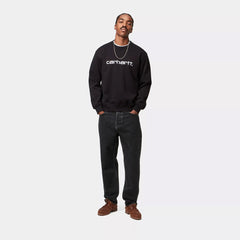 Carhartt WIP Newel Pant Black Stone Washed - Parasol Store