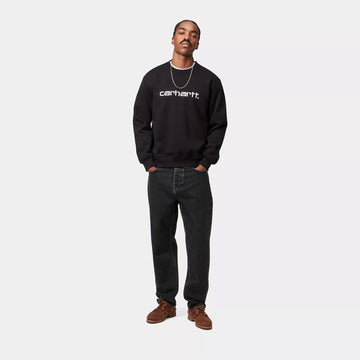 Carhartt WIP Newel Pant Black Stone Washed - Parasol Store