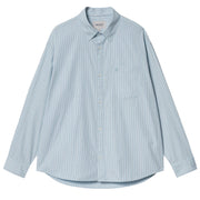 Carhartt WIP L/S Notus Shirt Bova Stripe / Bluebird - Parasol Store