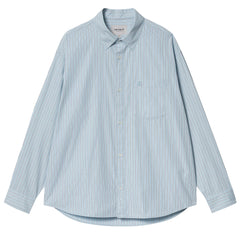 Carhartt WIP L/S Notus Shirt Bova Stripe / Bluebird - Parasol Store