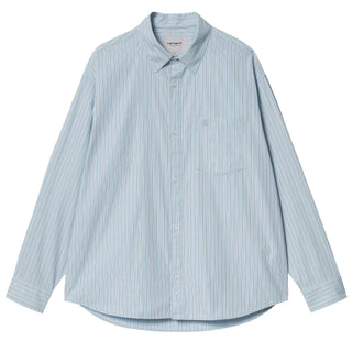 Carhartt WIP L/S Notus Shirt Bova Stripe / Bluebird - Parasol Store