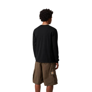 Carhartt WIP L/S Pocket T-Shirt Black - Parasol Store