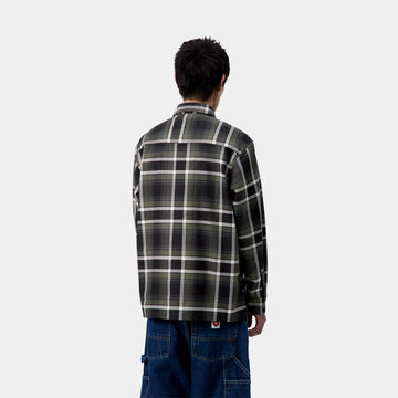 Carhartt WIP L/S Vaughn Shirt Vaughn Check Opuntia - Parasol Store