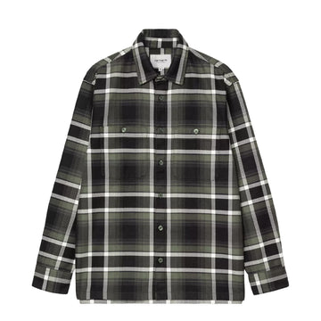 Carhartt WIP L/S Vaughn Shirt Vaughn Check Opuntia - Parasol Store