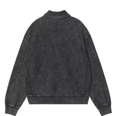 Carhartt WIP Lambert Polo Sweat Black Moon Wash