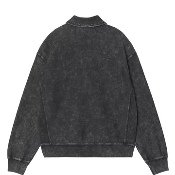 Carhartt WIP Lambert Polo Sweat Black Moon Wash