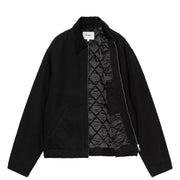 Carhartt WIP Womens OG Detroit Jacket Black / Black Rinsed - Parasol Store