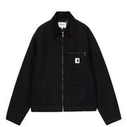 Carhartt WIP Womens OG Detroit Jacket Black / Black Rinsed - Parasol Store