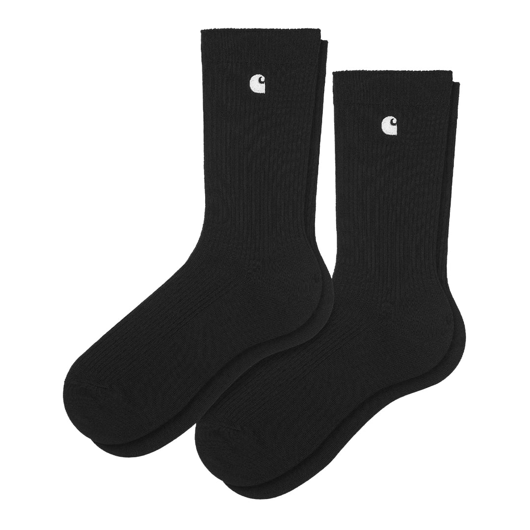 Carhartt WIP Madison Pack Socks Black / White + Black / White - Parasol Store