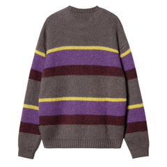 Carhartt WIP Merton Sweater Sundling Stripe Aura - Parasol Store
