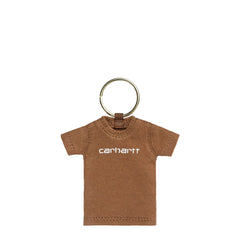 Carhartt WIP Mini Script T-Shirt Keychain Hamilton Brown