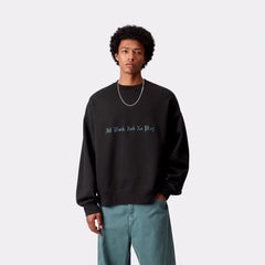 Carhartt WIP No Play Sweat Black - Parasol Store