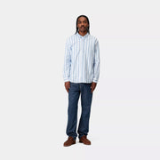 Carhartt WIP Nolan Pant Blue Heavy Stone Wash - Parasol Store