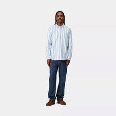 Carhartt WIP Nolan Pant Blue Heavy Stone Wash - Parasol Store