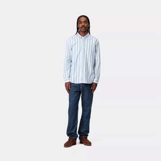 Carhartt WIP Nolan Pant Blue Heavy Stone Wash - Parasol Store
