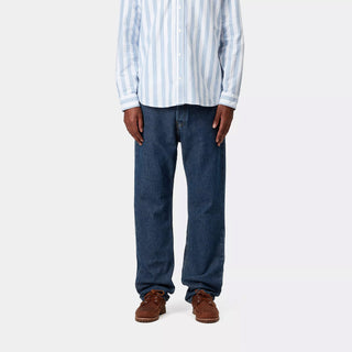 Carhartt WIP Nolan Pant Blue Heavy Stone Wash - Parasol Store