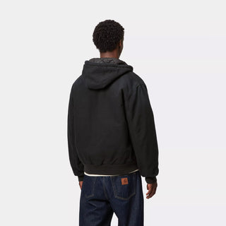 Carhartt WIP OG Active Jacket Black Stone Canvas - Parasol Store