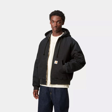 Carhartt WIP OG Active Jacket Black Stone Canvas - Parasol Store