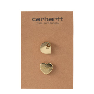 Carhartt WIP Pins Set Gold - Parasol Store