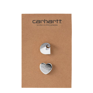 Carhartt WIP Pins Set Silver - Parasol Store