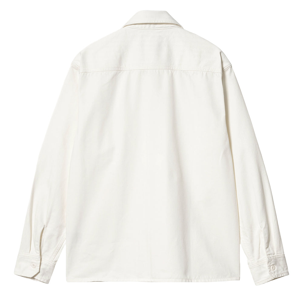 Carhartt WIP Rainer Shirt Jac Off-White Rinsed - Parasol Store