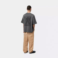 Carhartt WIP S/S Bricky Man T-Shirt Soot Stone Dyed