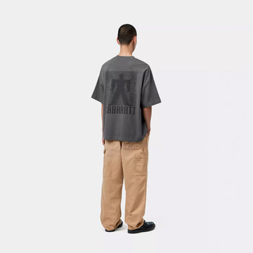 Carhartt WIP S/S Bricky Man T-Shirt Soot Stone Dyed