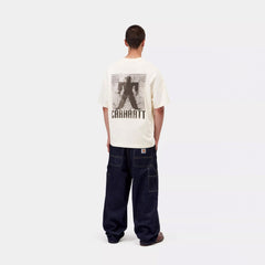 Carhartt WIP S/S Bricky Man T-Shirt Wax Stone Dyed