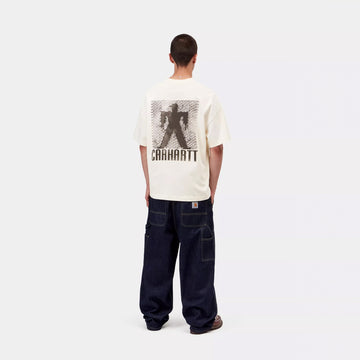 Carhartt WIP S/S Bricky Man T-Shirt Wax Stone Dyed