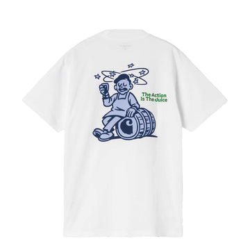 Carhartt WIP S/S Grape Picker T-Shirt White