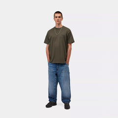 Carhartt WIP S/S Script Embroidery T-Shirt Cypress / Black