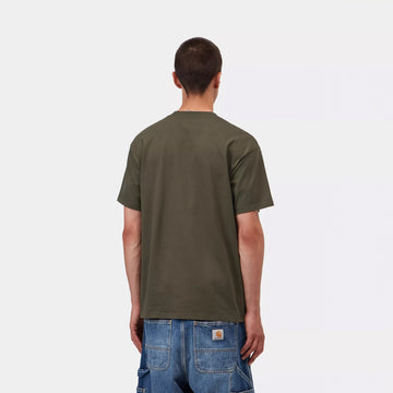 Carhartt WIP S/S Script Embroidery T-Shirt Cypress / Black