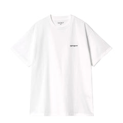 Carhartt WIP S/S Script Embroidery T-Shirt White / Black