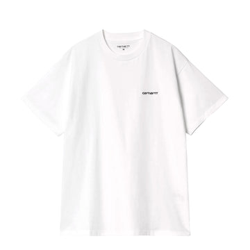 Carhartt WIP S/S Script Embroidery T-Shirt White / Black