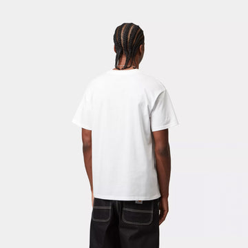 Carhartt WIP S/S Script Embroidery T-Shirt White / Black
