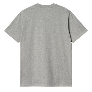Carhartt WIP S/S Script T-Shirt Grey Heather / Chervil - Parasol Store