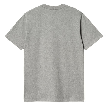 Carhartt WIP S/S Script T-Shirt Grey Heather / Chervil - Parasol Store