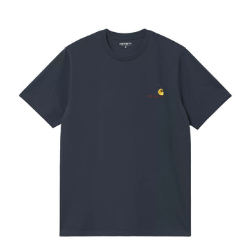 Carhartt WIP S/S American Script T-Shirt Deep Night - Parasol Store