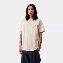 Carhartt WIP S/S American Script T-Shirt Natural - Parasol Store
