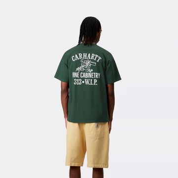 Carhartt WIP S/S Cabinetry T-Shirt Conifer / White - Parasol Store