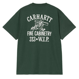 Carhartt WIP S/S Cabinetry T-Shirt Conifer / White - Parasol Store