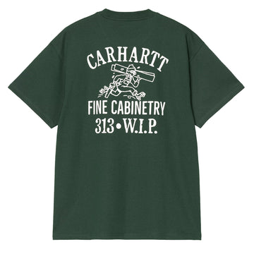 Carhartt WIP S/S Cabinetry T-Shirt Conifer / White - Parasol Store