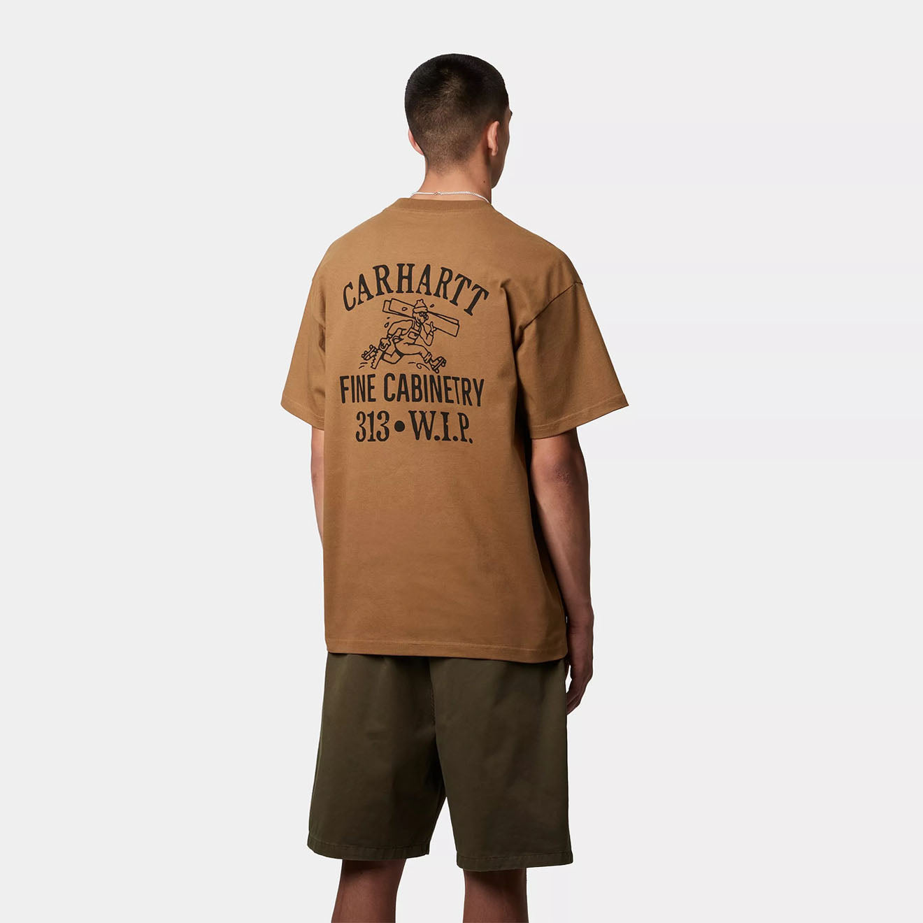 Carhartt WIP S/S Cabinetry T-Shirt Hamilton Brown / Black - Parasol Store