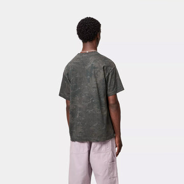Carhartt WIP S/S Camo Combi T-Shirt Camo Combi Green / Graphite Garment Dyed - Parasol Store