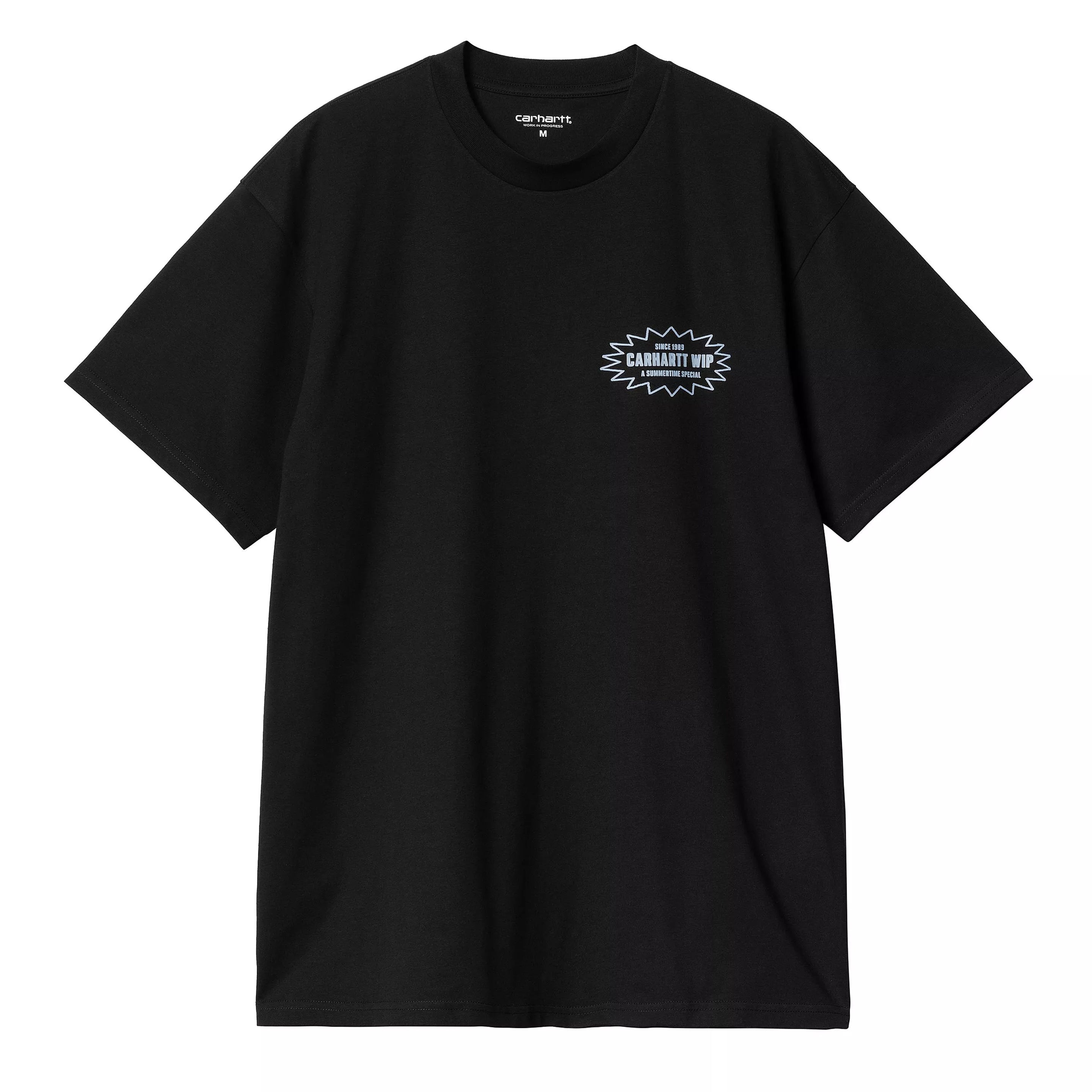 Carhartt WIP S/S Catalogue T-Shirt Black / Bluebird
