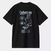 Carhartt WIP S/S Catalogue T-Shirt Black / Bluebird - Parasol Store