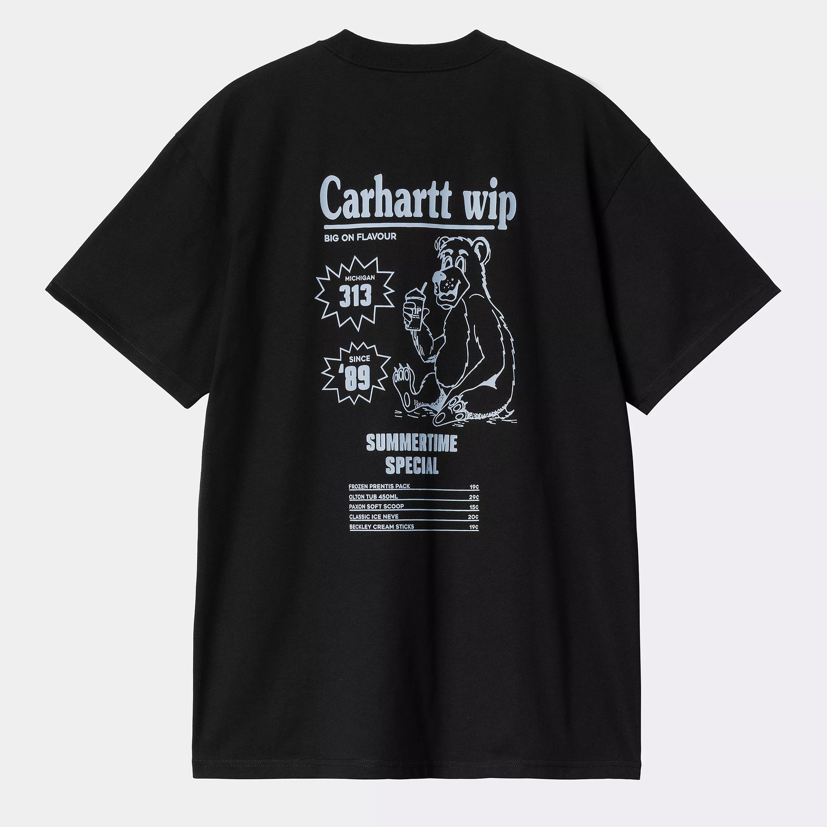 Carhartt WIP S/S Catalogue T-Shirt Black / Bluebird