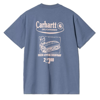 Carhartt WIP S/S Catalogue T-Shirt Blue Iris / Air Pink - Parasol Store