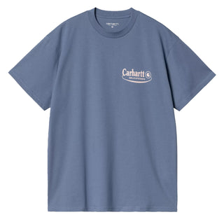 Carhartt WIP S/S Catalogue T-Shirt Blue Iris / Air Pink - Parasol Store