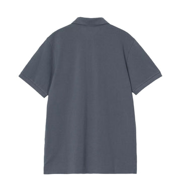 Carhartt WIP S/S Chase Pique Polo Cozy Blue / Gold